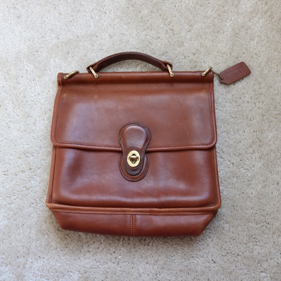 Vintage Coach Willis Bag 9927 British Tan USA - Picture 1 of 11